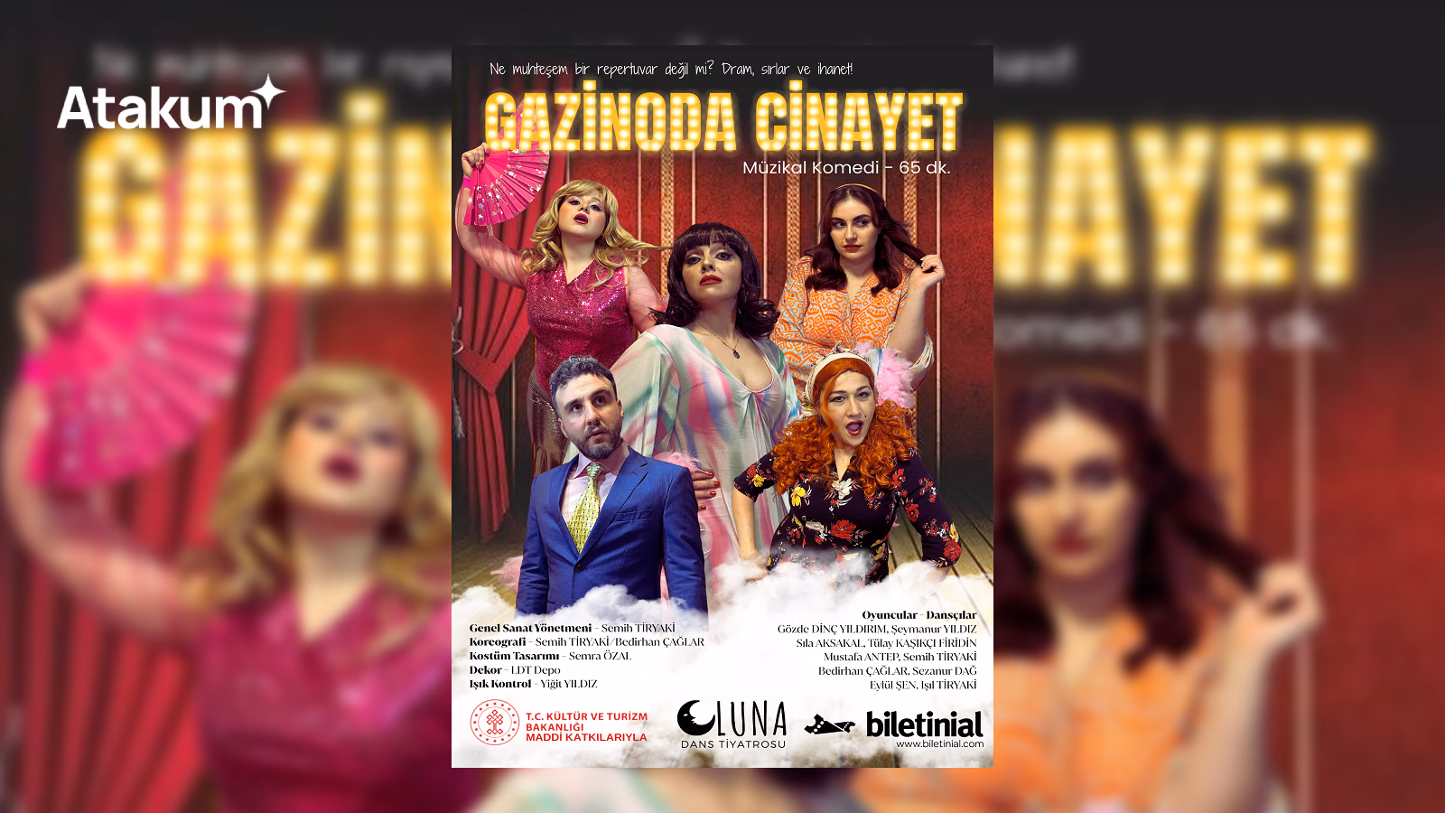 Gazinoda Cinayet – Kara Mizah ve Müzikal Tiyatro Oyunu